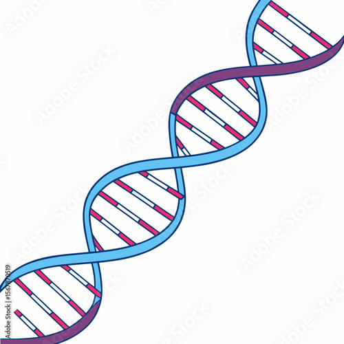 Double Helix D N A Strand molecule science