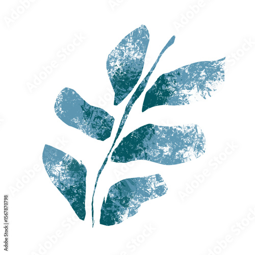 Leaf vector illustration isolator white backround