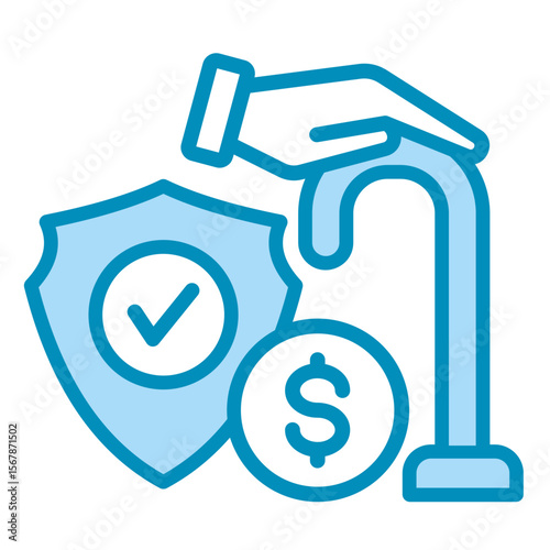 Retirement Fund  Icon Element For Design