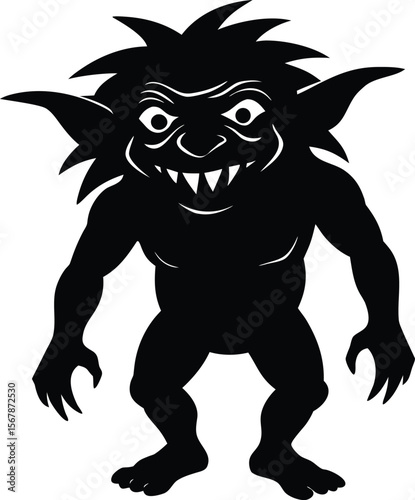 troll on white background.eps