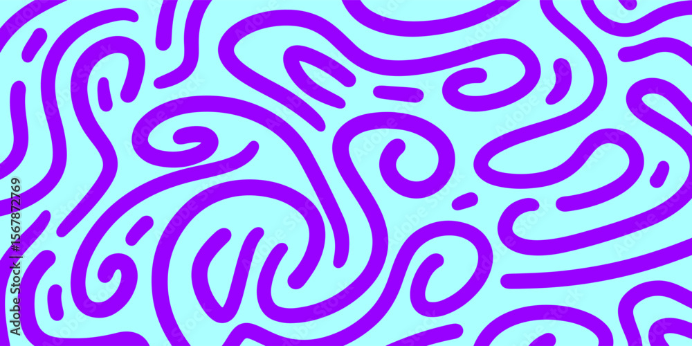 Fototapeta premium Abstract organic shape background doodle hand drawn background
