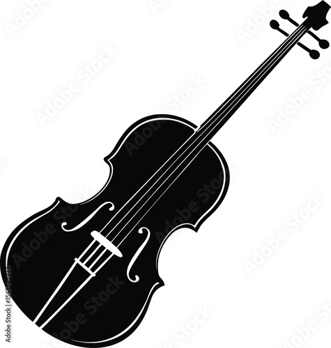 violin bow on white background (1).eps