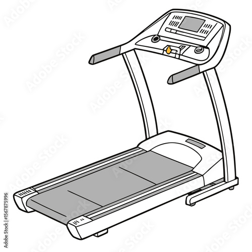Treadmill exercise machine fitness workout
