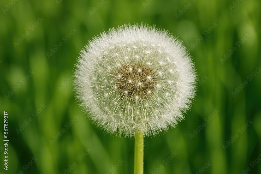Fototapeta premium Detailed view of a dandelion blossom