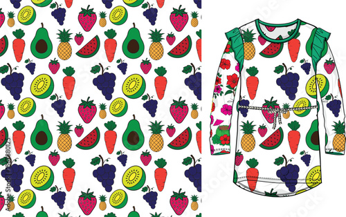 print ready seamless pattern design for cloths