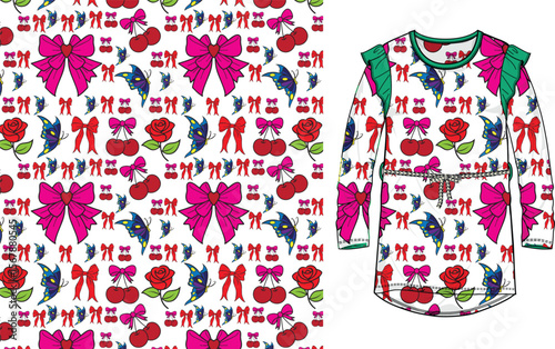 print ready seamless pattern design for cloths