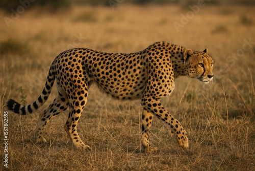 A swift predator in pursuit