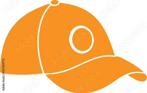 Cap simple icon. Vector ICON all icon Viktor