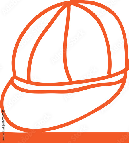 Cap  simple icon. Vector ICON all icon Viktor	
