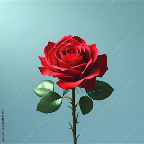 flower - flower on blue background