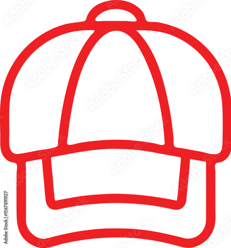 Cap  simple icon. Vector ICON all icon Viktor	