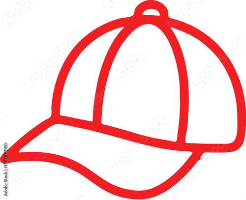 Cap  simple icon. Vector ICON all icon Viktor	