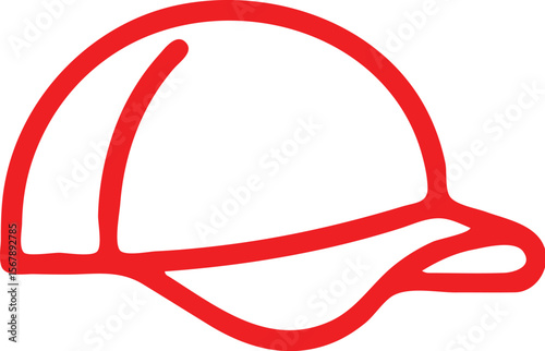 Cap  simple icon. Vector ICON all icon Viktor	