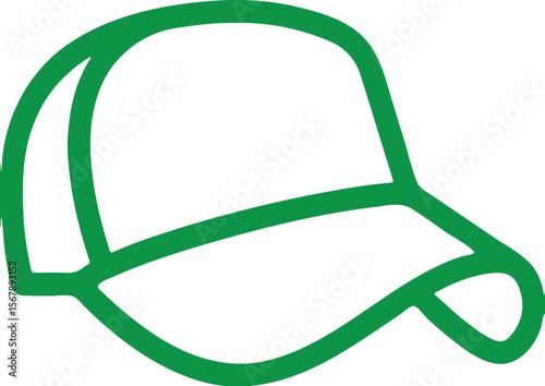 Cap  simple icon. Vector ICON all icon Viktor	