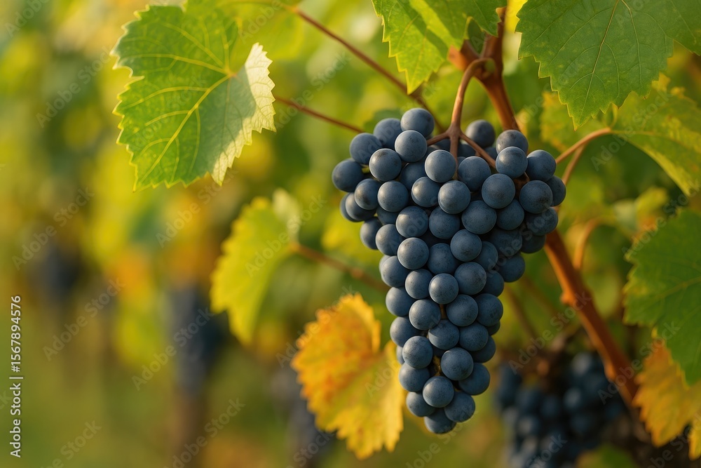 Freshly picked grapes awaiting collection Freshly picked grapes awaiting collection