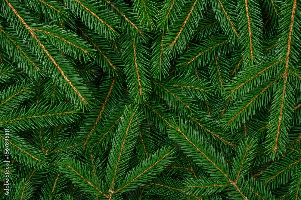 Obraz premium Different types of fir tree branches