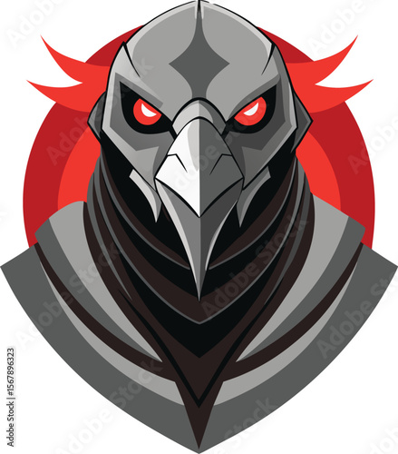 Evil Hooded Raven Character