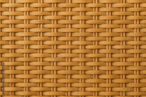 Background featuring woven wicker or rattan bamboo material