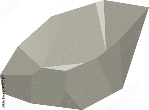 A high quality image of a rock with simple light green grasses on it
