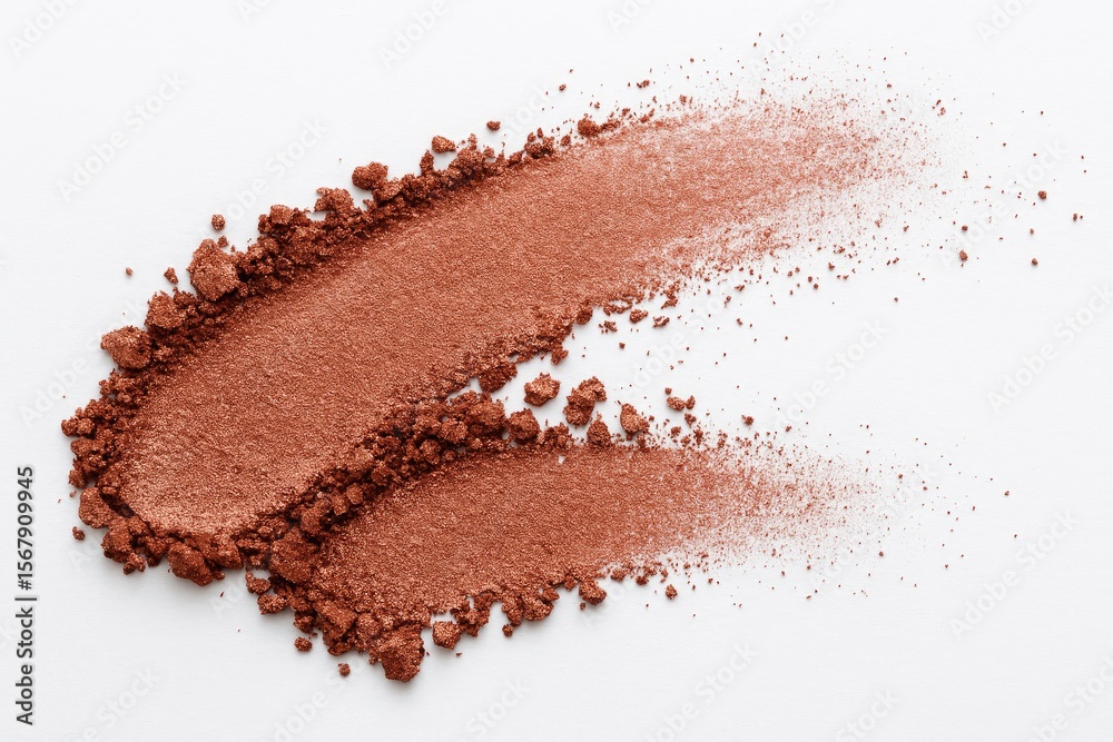 Fototapeta premium Eyeshadow isolated on a plain white backdrop