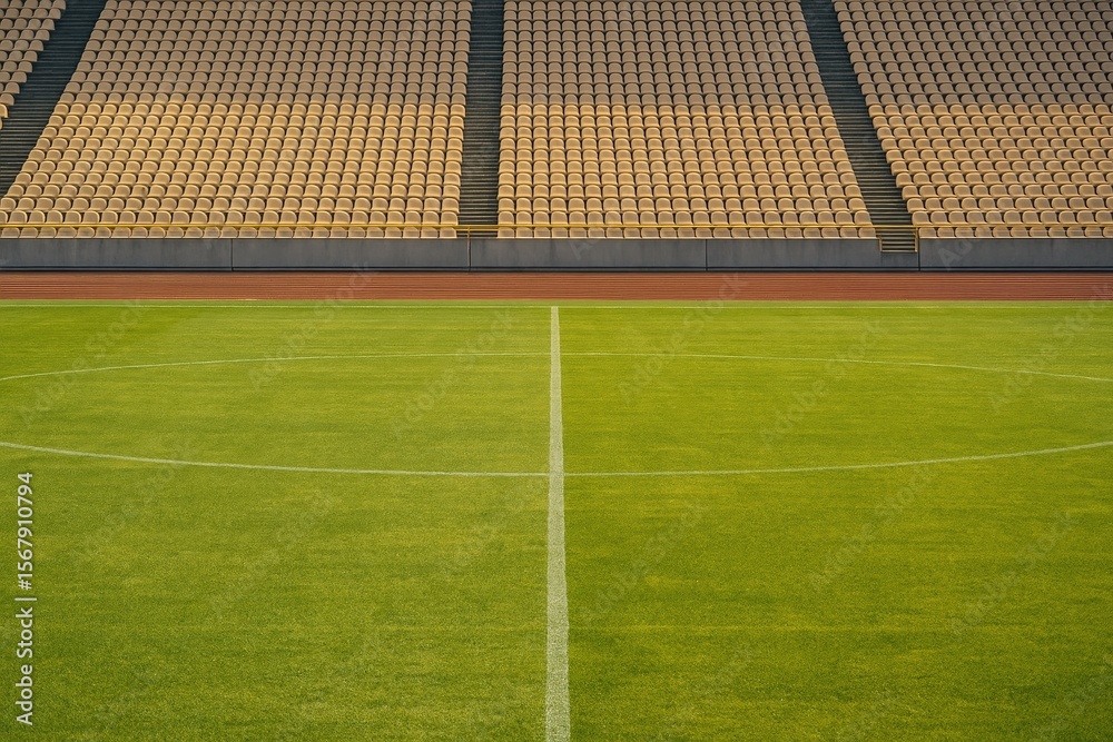 Fototapeta premium Empty sports arena backdrop