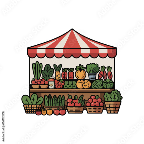 circus tent vector illustration