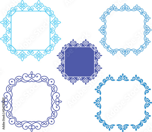 set of vintage frames
