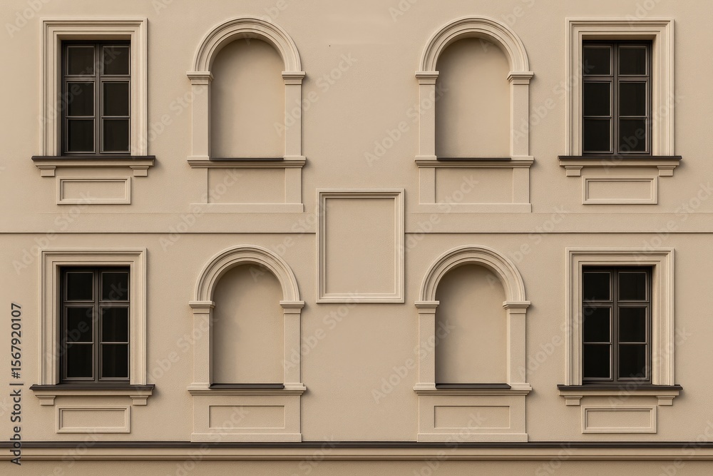 Obraz premium Architectural Details and Urban Scenes in Public Areas of a City