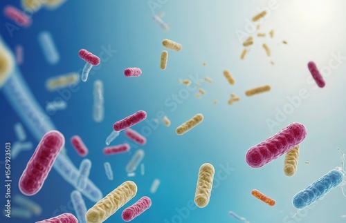 Wallpaper Mural Modern Probiotics & Postbiotics Diagram for Digestive Health" Torontodigital.ca