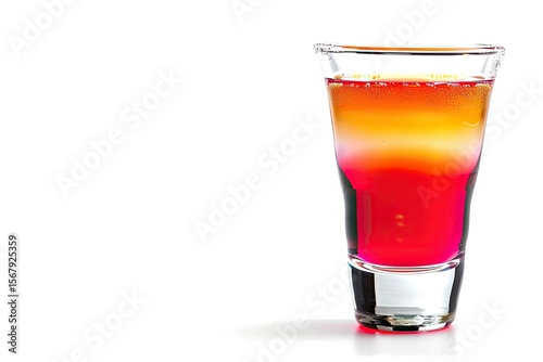 Wallpaper Mural High Quality Picture of B 52 Cocktail Shot Isolated on White Torontodigital.ca