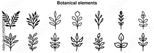 Minimal Nature Botanical Icons