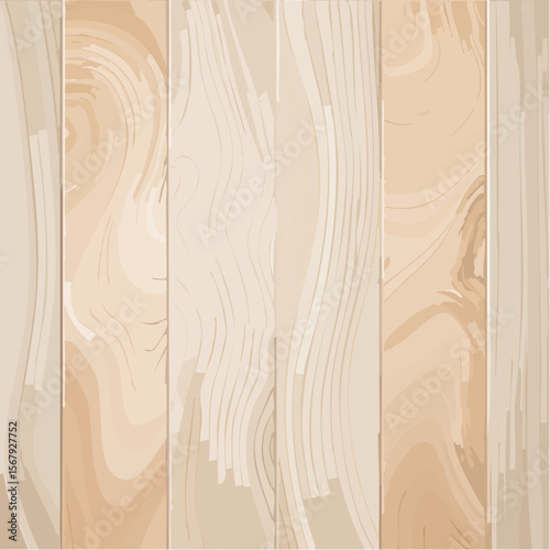 Wooden planks arranged vertically, showcasing natural wood grain patterns and light brown hues.