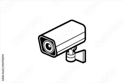 Security Camera Icon Illustration