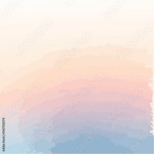 Abstract watercolor painting with soft pastel colors, creating a gentle gradient effect.