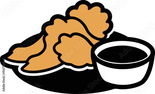 Chicken Tenders with Dipping Sauce Icon