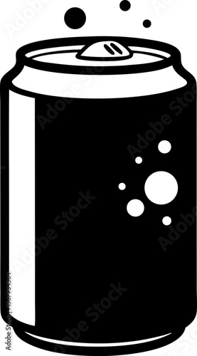 Fizzy Drink Can Vector Illustration