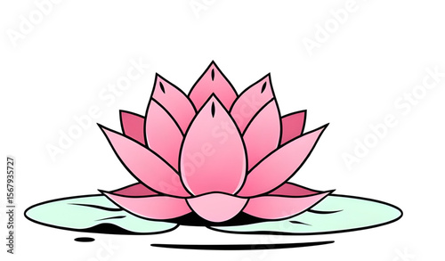 Pink lotus flower, Lotus bloom, Sacred lotus, Lotus blossom, Lotus vector, Pink flower illustration, Lotus symbol, Water lotus, Floral lotus, Lotus on water, Lotus plant, Spiritual lotus, Indian lotus