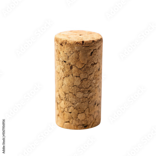 wine cork isolated on transparent background