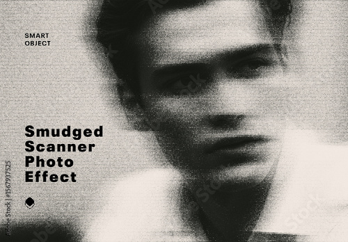 Smudged Scanner Photo Effect