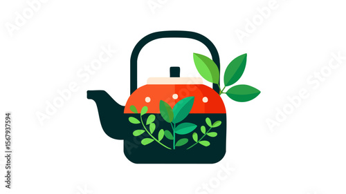 Teapot tea leaves herbal tea kettle beverage drink hot tea healthy tea time relaxation tea ceremony