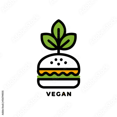 Vegan burger plant based food healthy diet vegetarian restaurant organic fresh delicious nutrition 100 percent