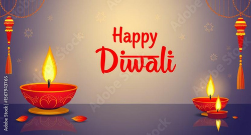 Happy Diwali greeting card, Diwali card design, Festival of Lights card, Diwali wishes card, Diwali celebration card, Diwali invitation, Diwali lamp card, Diwali diya greeting, Indian festival card, H