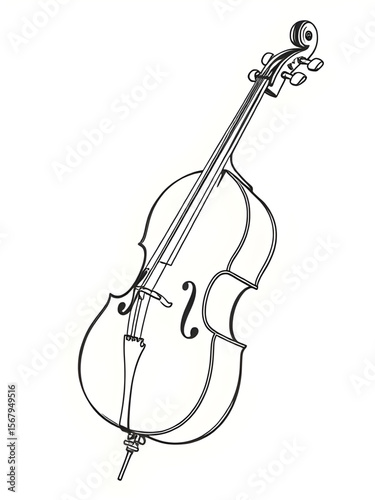 Violin, Violin icon, Classic violin, Musical instrument, String instrument, Violin vector, Wooden violin, Violin illustration, Symphony instrument, Violin silhouette, Fiddle, Violin with bow, Orchestr