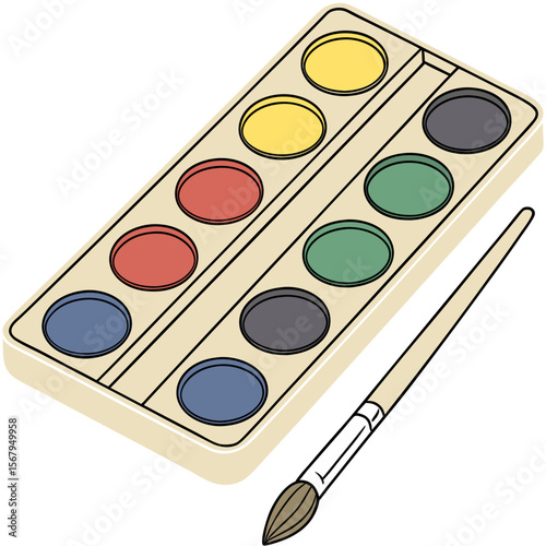palette svg illustration