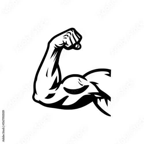 Strong and Muscular Arm - Symbol of Strength and Determination
