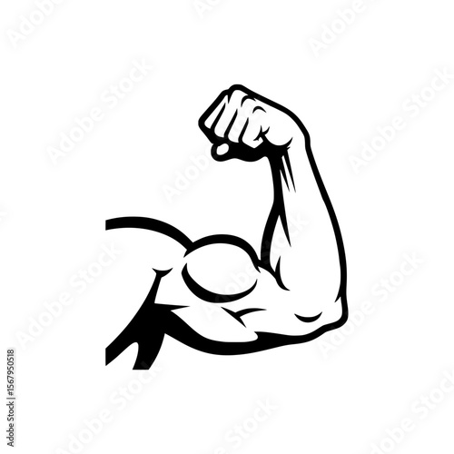 Strong and Muscular Arm - Symbol of Strength and Determination