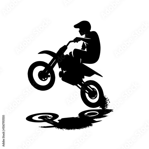 man doing stunt silhouette , man doing stunt vector