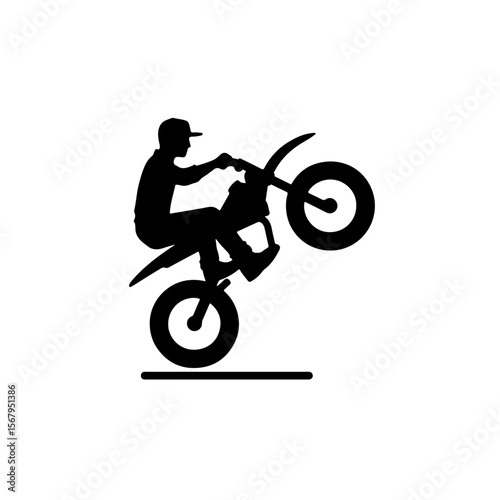 man doing stunt silhouette , man doing stunt vector