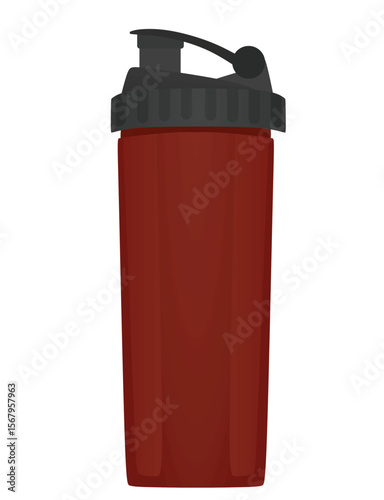 Protein shaker isolated. vector illustration	
