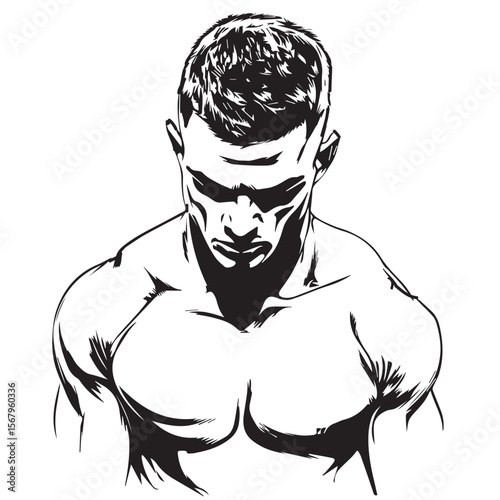 sketch of a man